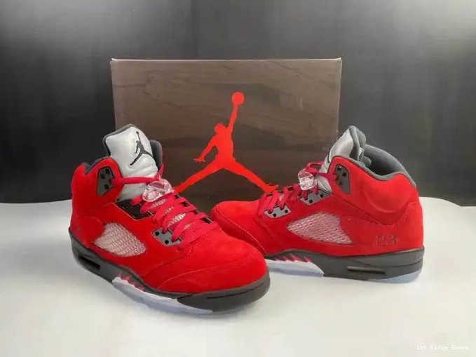 1st Kicks Shoes Bulls (2021) Retro DD0587-600 Raging 5 Jordan Red 0614